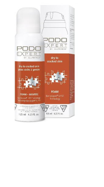 Podoexpert by Allpremed® dry to cracked skin foam 125ml – PEDEd